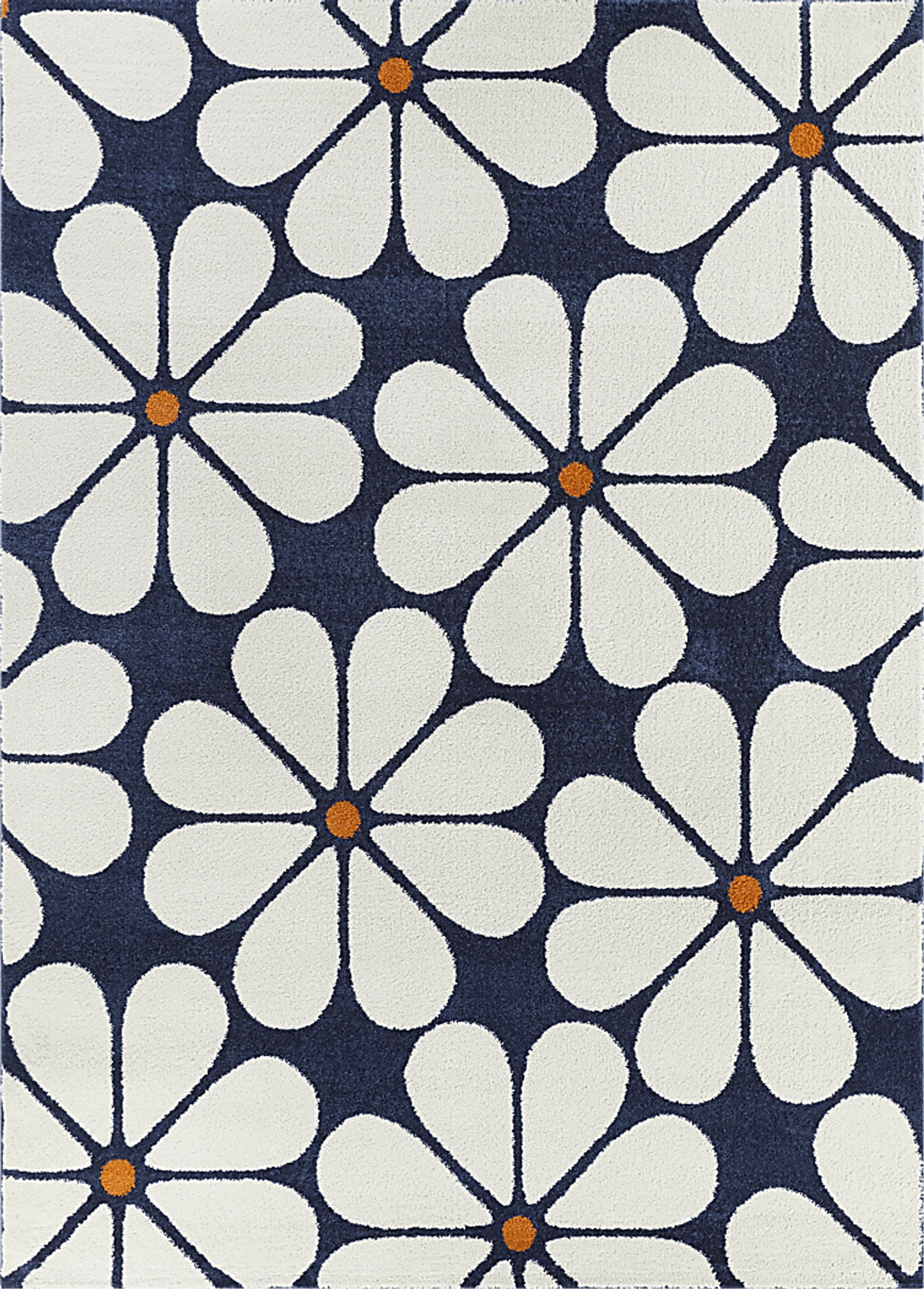 Kids Orduna Blue 3'11 x 5'7 Rug - Image 1