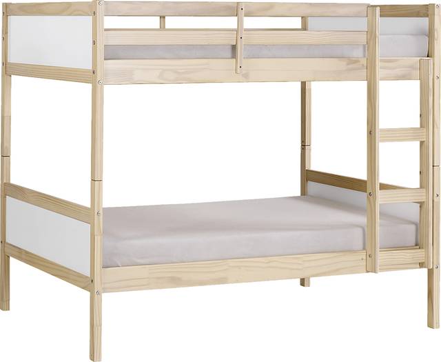 Kids Oroholm Natural Twin/Twin Bunk Bed - Thumbnail - Image 1