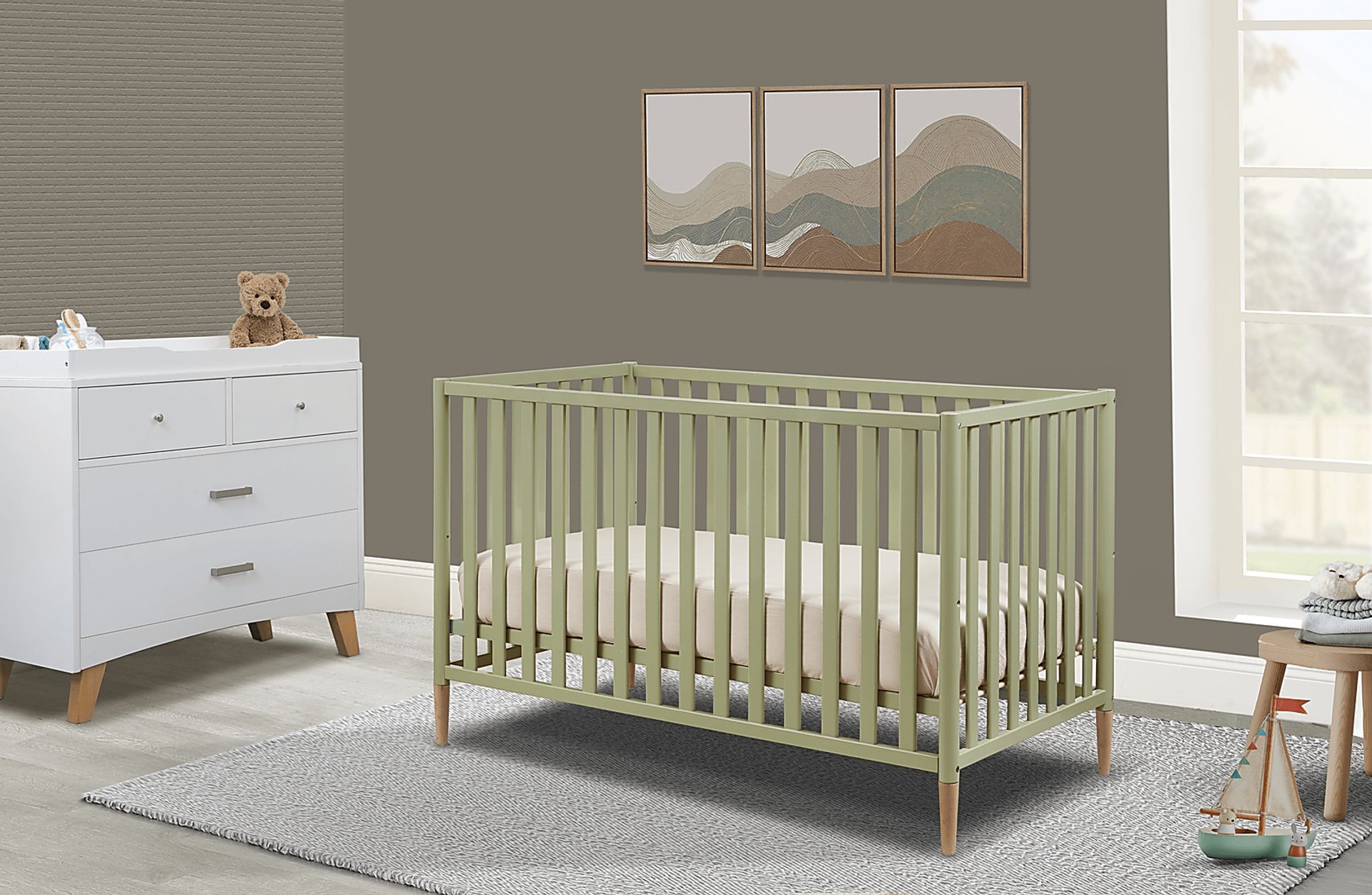 Kids Ovizo Sage Convertible Crib - Image 2