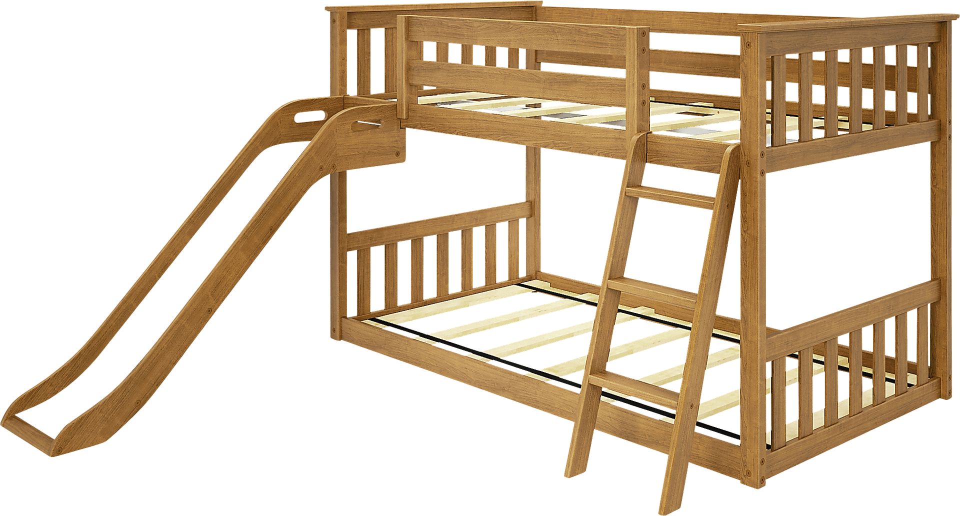 Kids Ozola Pecan Twin/Twin Bunk Bed - Image 1