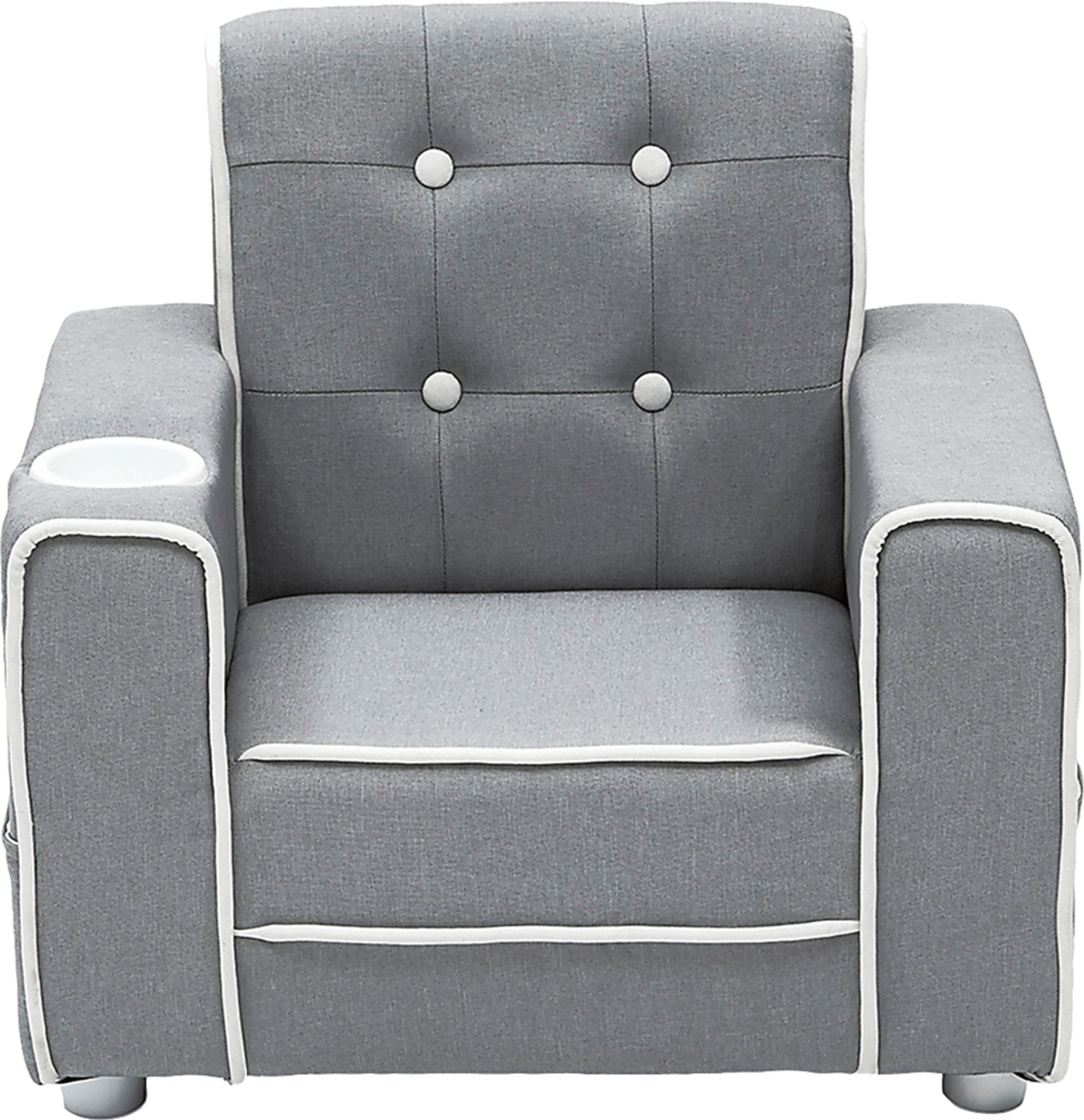 Kids Pabina Gray Chair - Image 1