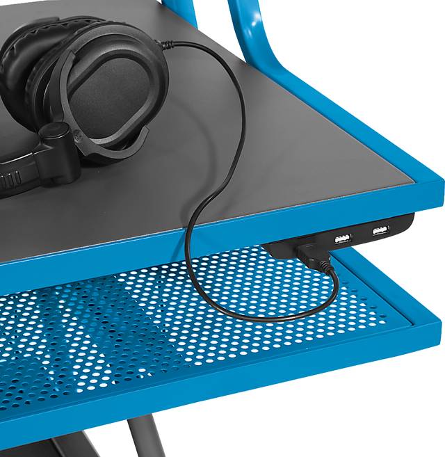 Kids Padme Blue Gaming Desk - Thumbnail - Image 3