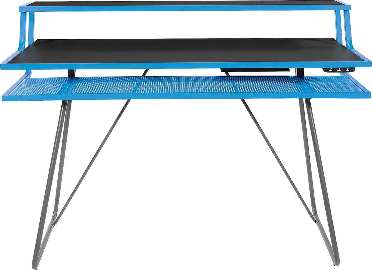 Padme Blue Colors Gaming Desk | Rooms to Go