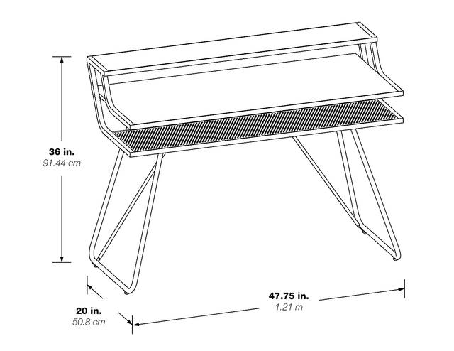 Kids Padme Blue Gaming Desk - Thumbnail - Image 9