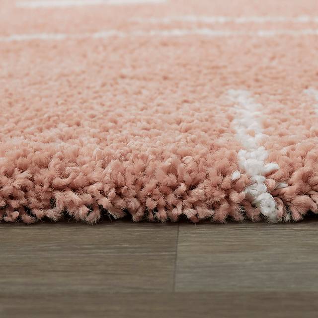 Kids Pailoap Pink/White 6'7 x 9' Rug - Thumbnail - Image 3