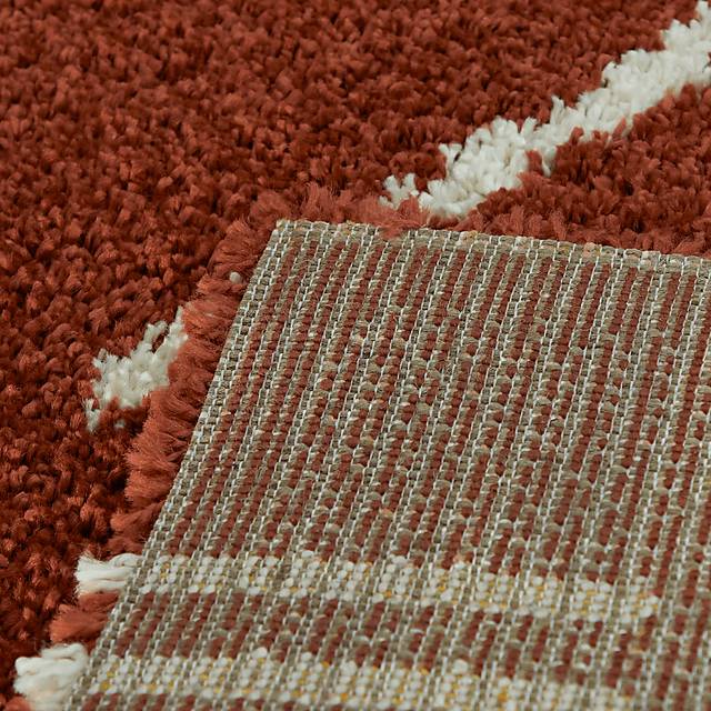 Kids Pailoap Rust/White 5'3 x 7' Rug - Thumbnail - Image 4