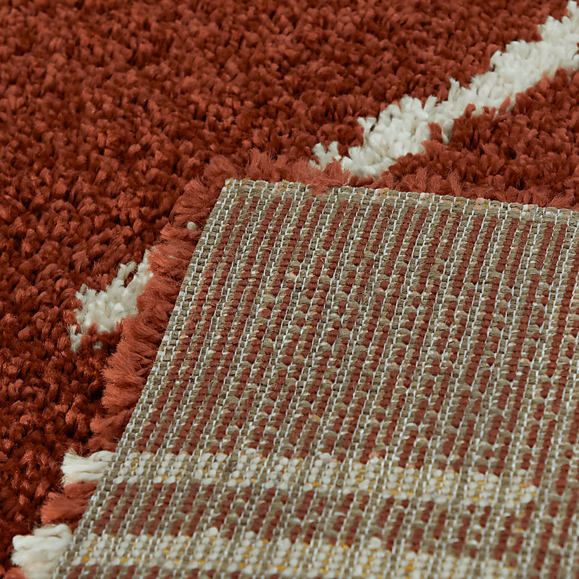 Kids Pailoap Rust/White 5'3 x 7' Rug - Image 4