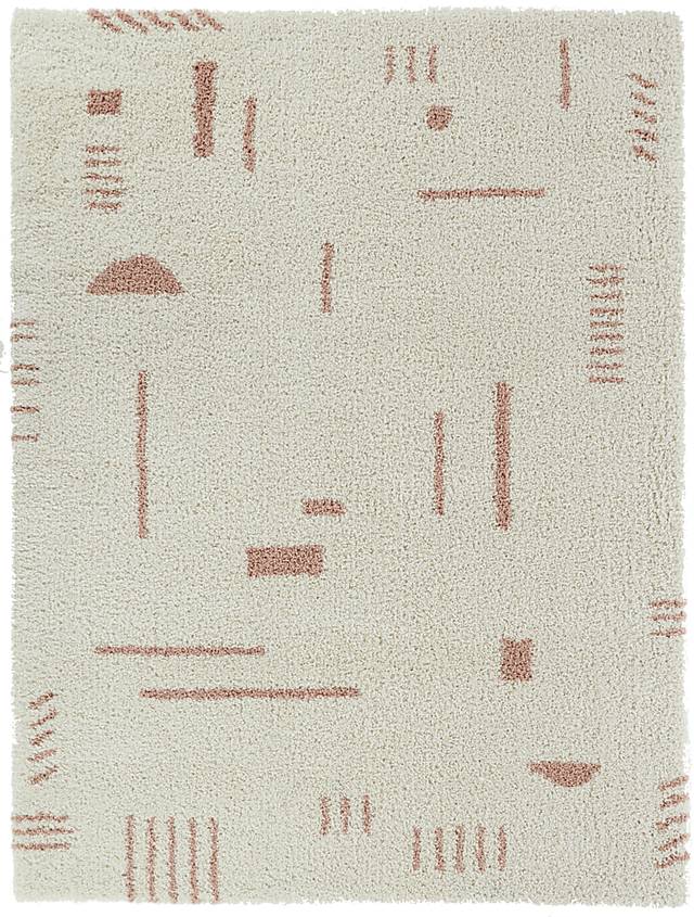 Kids Pailoap White/Pink 5'3 x 7' Rug - Thumbnail - Image 1