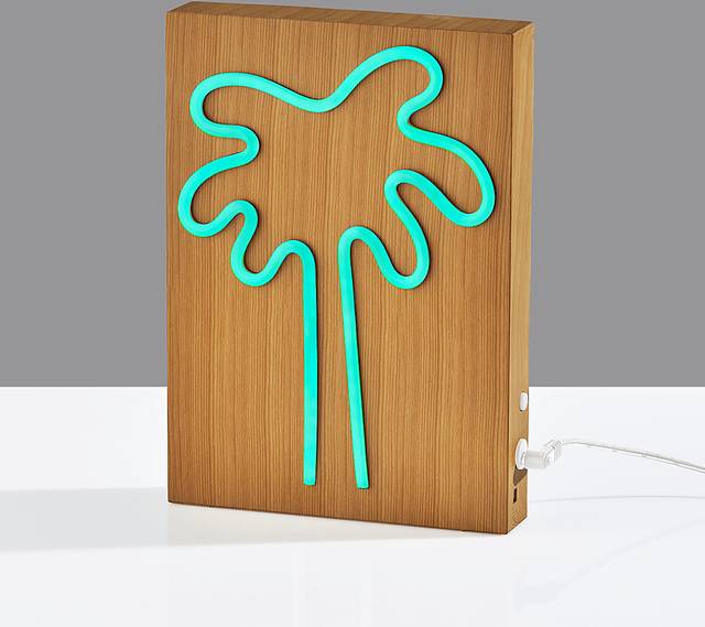 Kids Palm Tree Natural Table Lamp - Thumbnail - Image 3