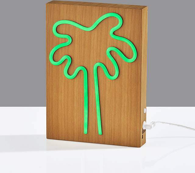 Kids Palm Tree Natural Table Lamp - Thumbnail - Image 4