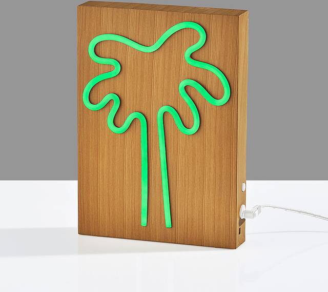 Kids Palm Tree Natural Table Lamp - Thumbnail - Image 6