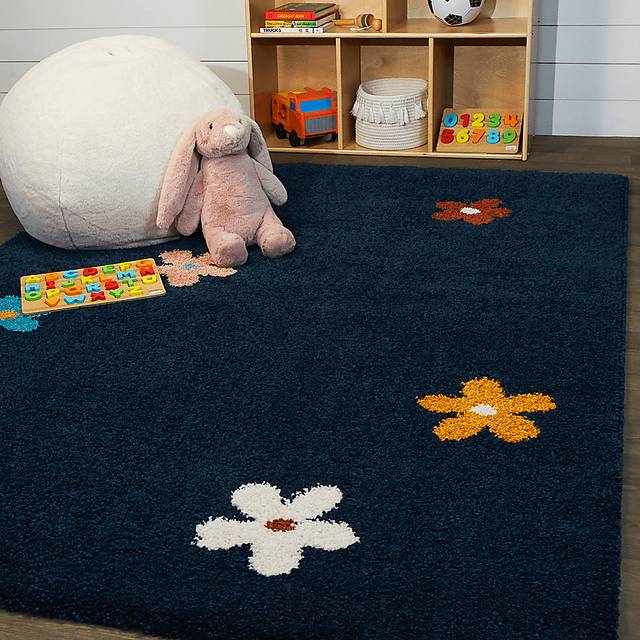 Kids Panderosa Blue 5'3 x 7' Rug - Thumbnail - Image 2