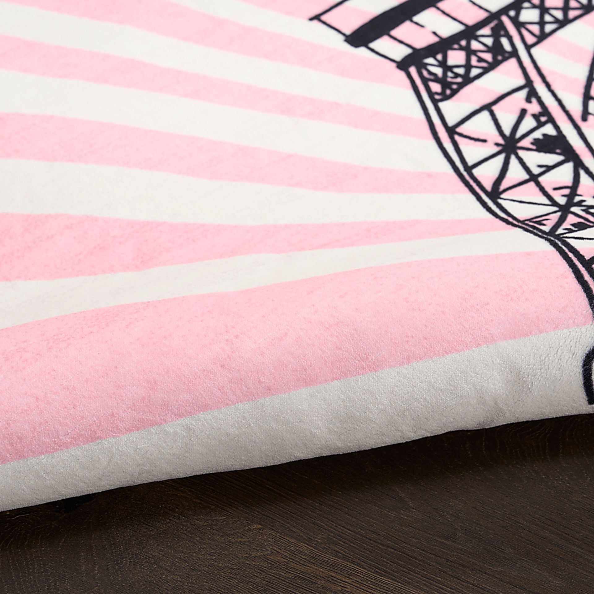 Kids Paris Fashionista Pink 4' x 6' Rug - Image 8