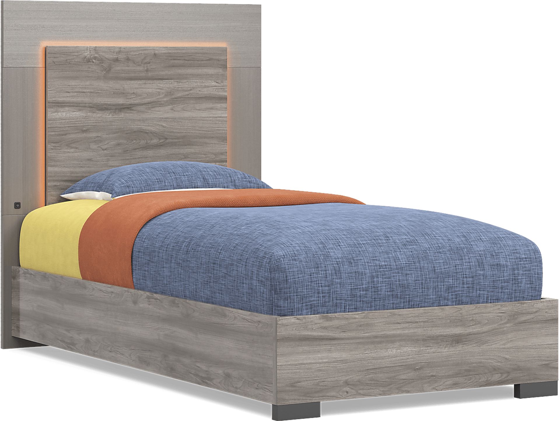 Kids Park Peak Gray Twin XL Panel Bedroom - Image 10