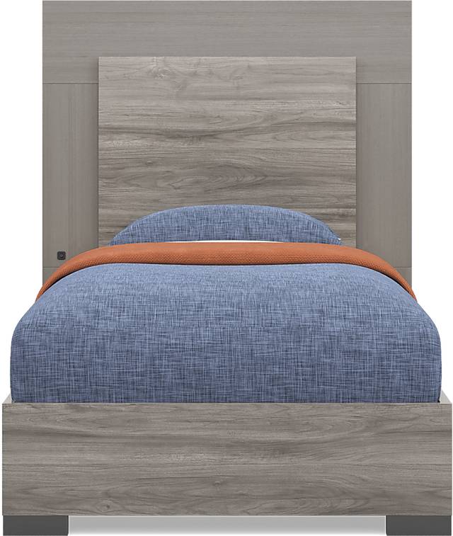 Kids Park Peak Gray Twin XL Panel Bedroom - Thumbnail - Image 3