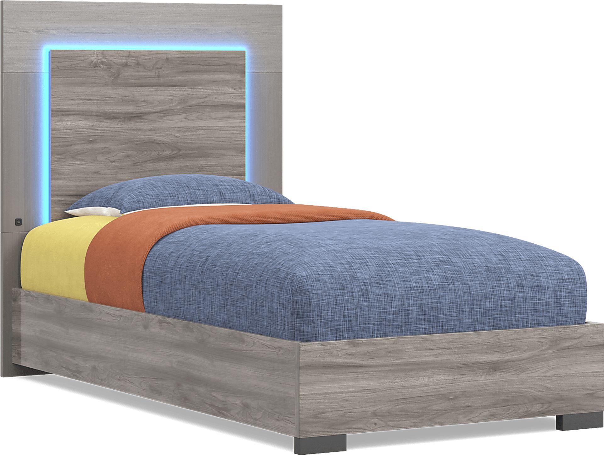 Kids Park Peak Gray Twin XL Panel Bedroom - Image 16
