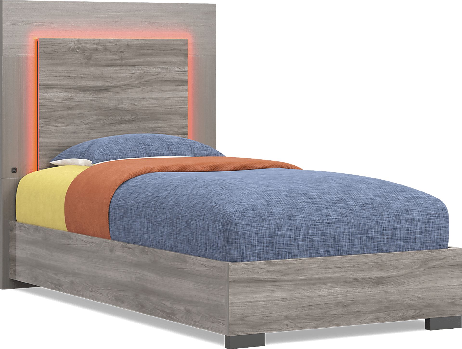 Kids Park Peak Gray Twin XL Panel Bedroom - Image 18