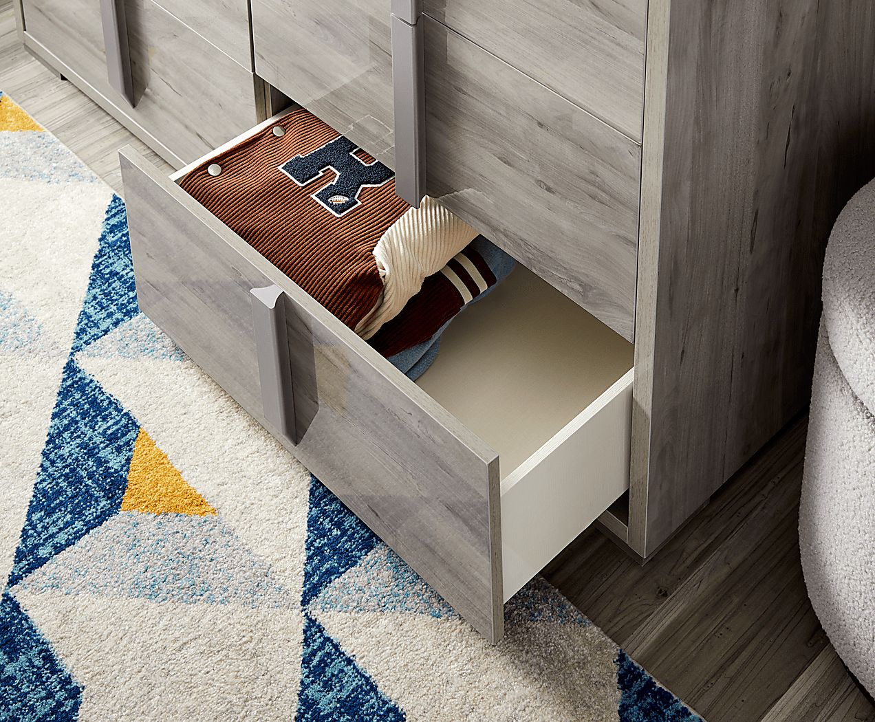 Kids Park Peak Gray Dresser - Thumbnail 3