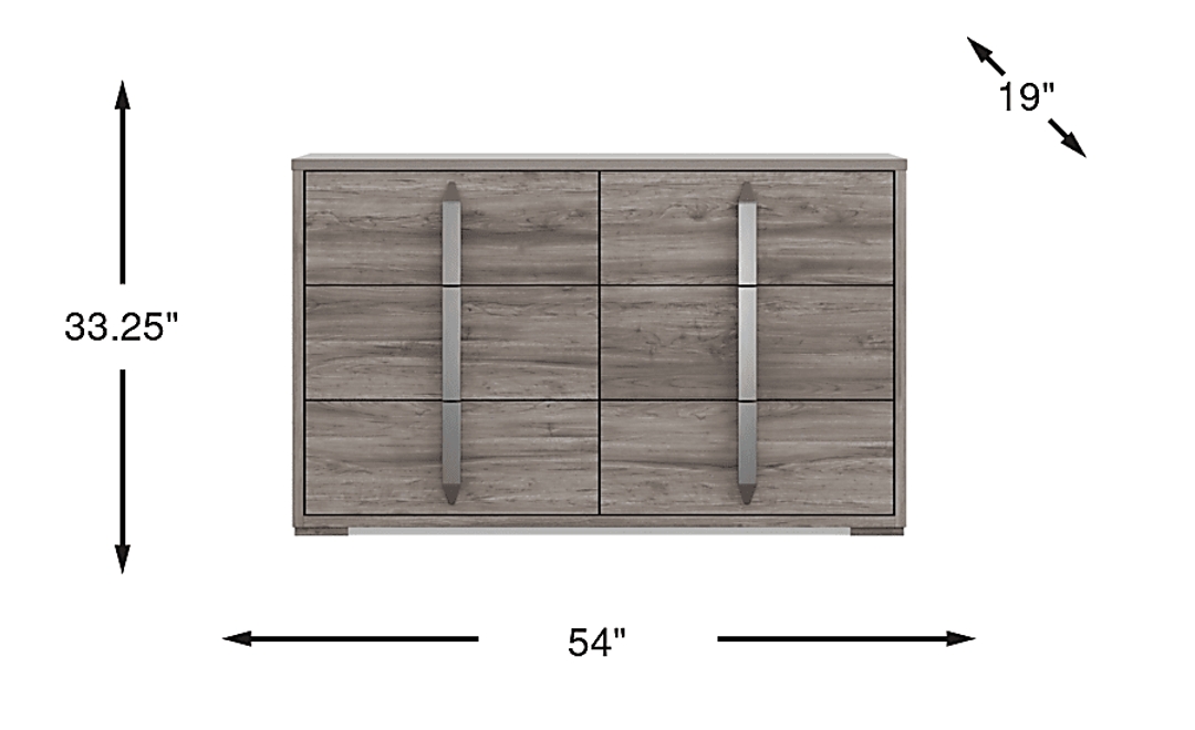 Kids Park Peak Gray Dresser