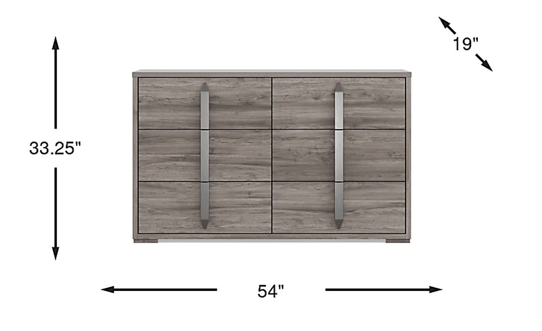 Kids Park Peak Gray Dresser