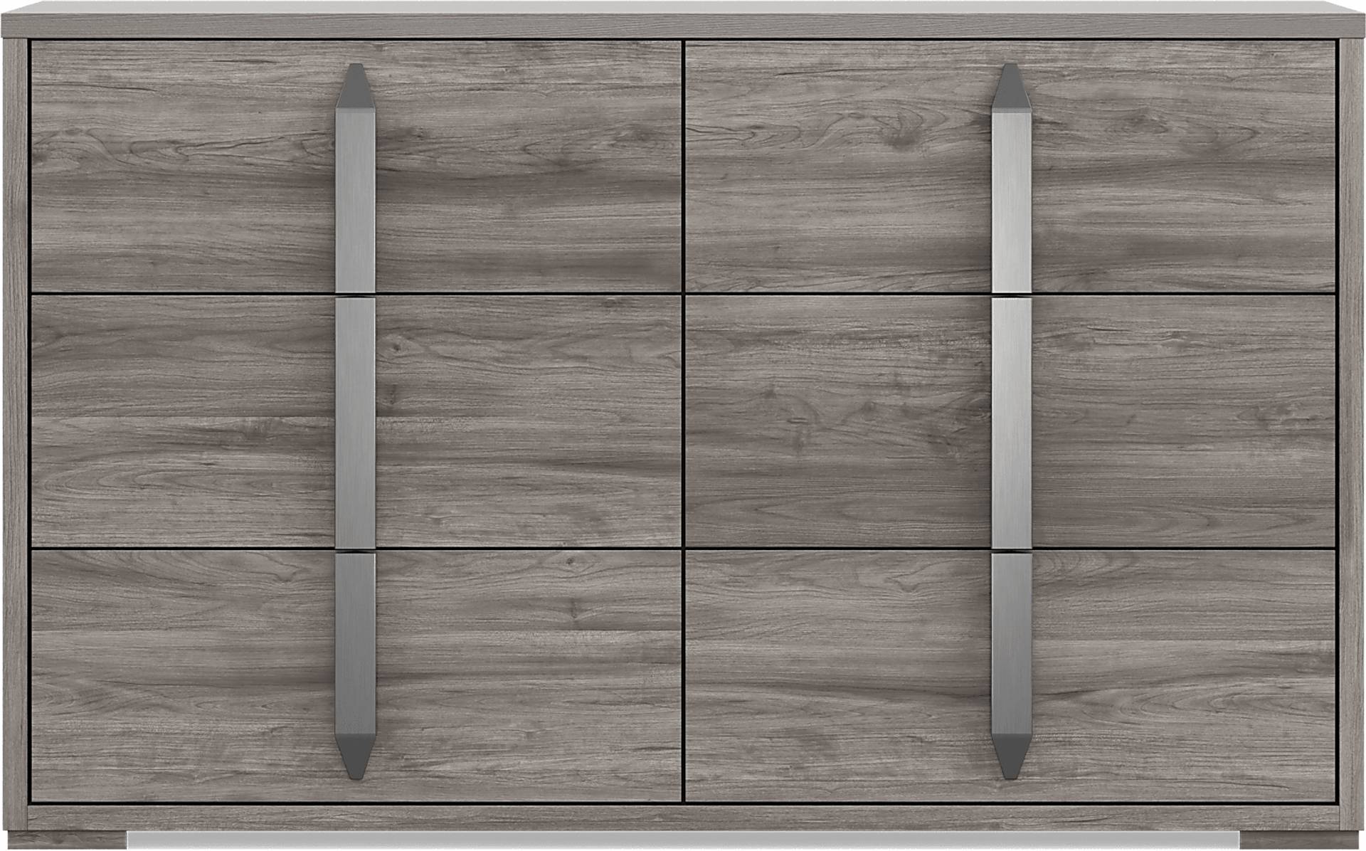 gray dresser