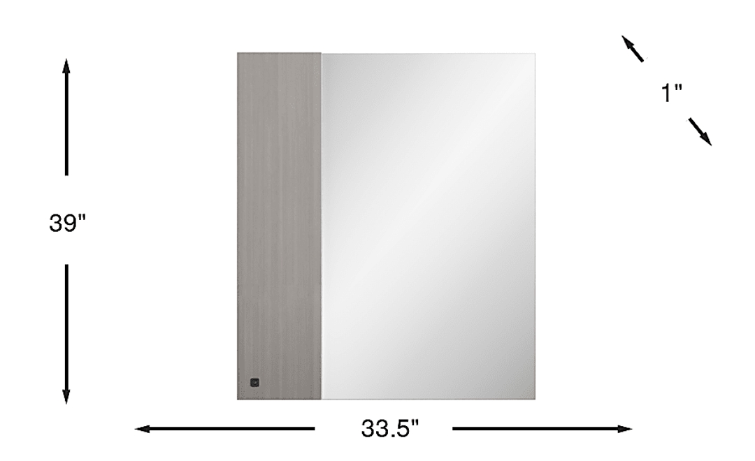 Kids Park Peak Gray Mirror