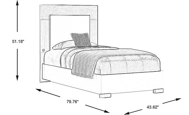 Dimension Image. Please refer to the Dimension Tab on this page for dimension details.