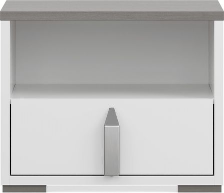 Kids Park Peak White Nightstand