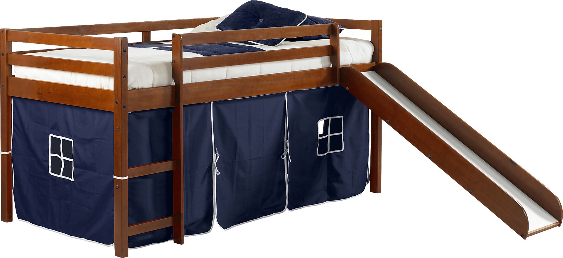 Kids Parman Blue Twin Tent Loft Bed - Image 3