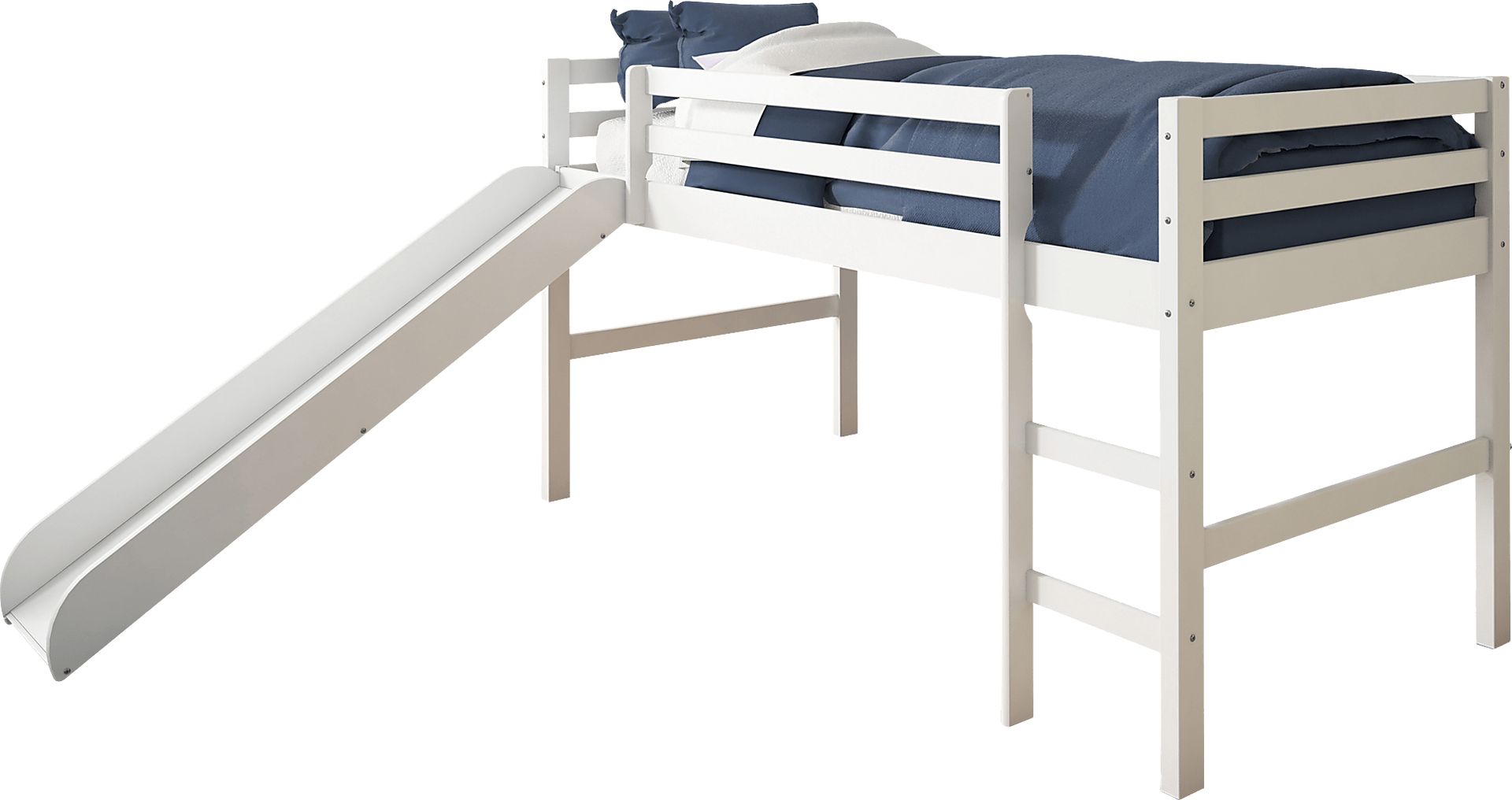 Kids Parman White Twin Loft Bed - Image 1