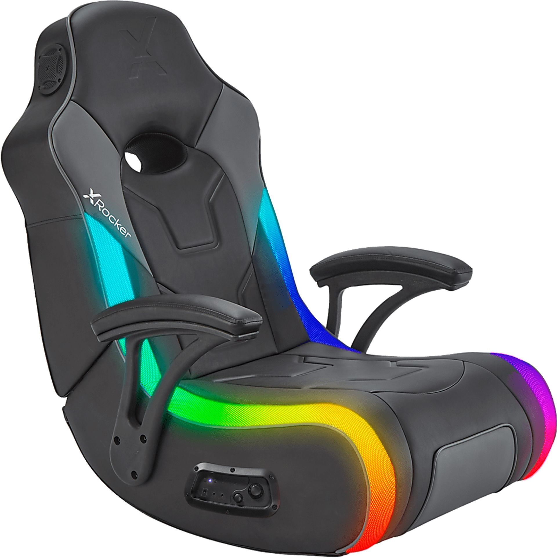 Kids Parwig Black RGB Gaming Rocker - Image 1