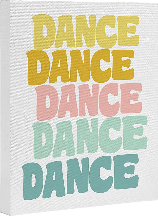 Kids Pastel Dance I White Artwork - Thumbnail - Image 1