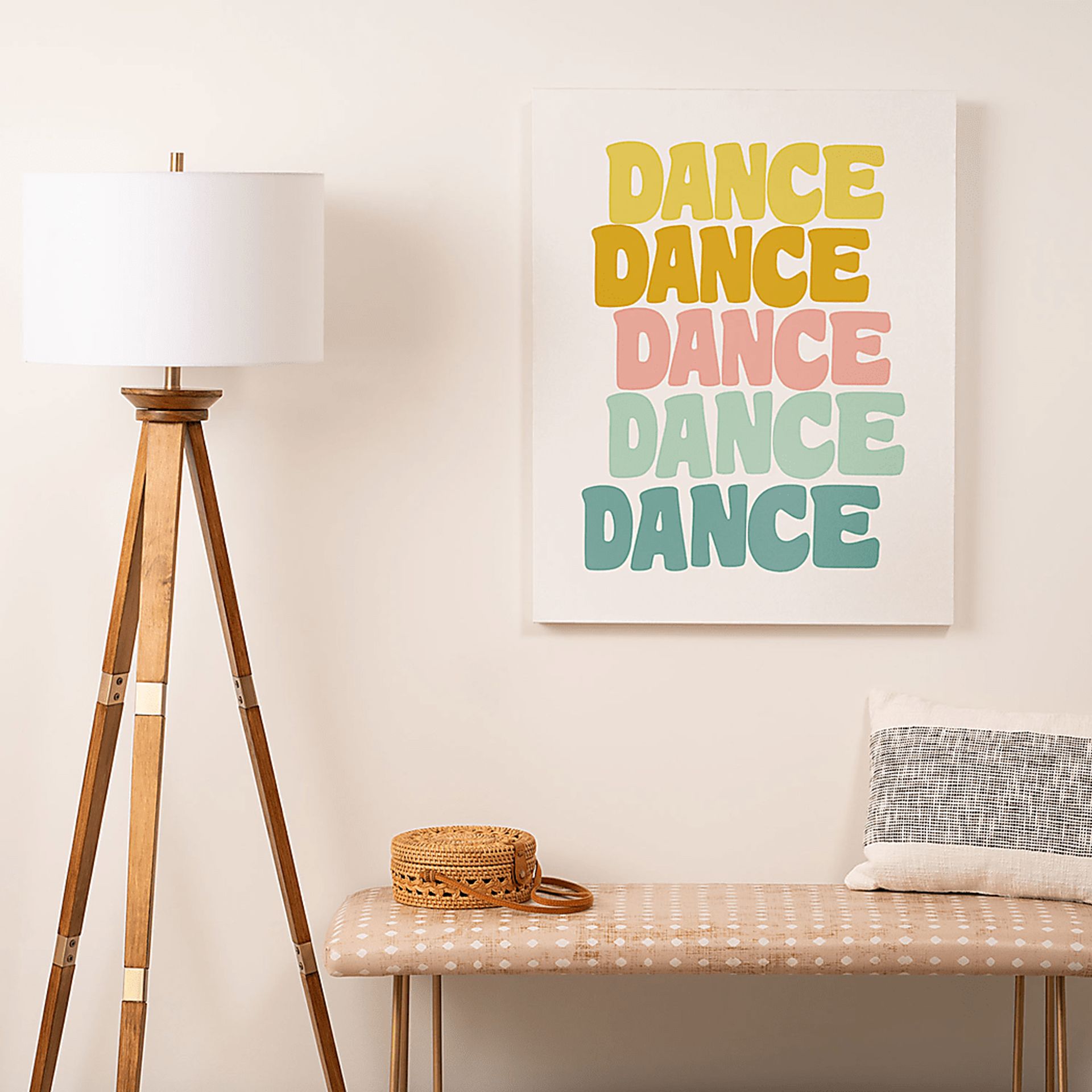 Kids Pastel Dance II White Artwork - Image 2