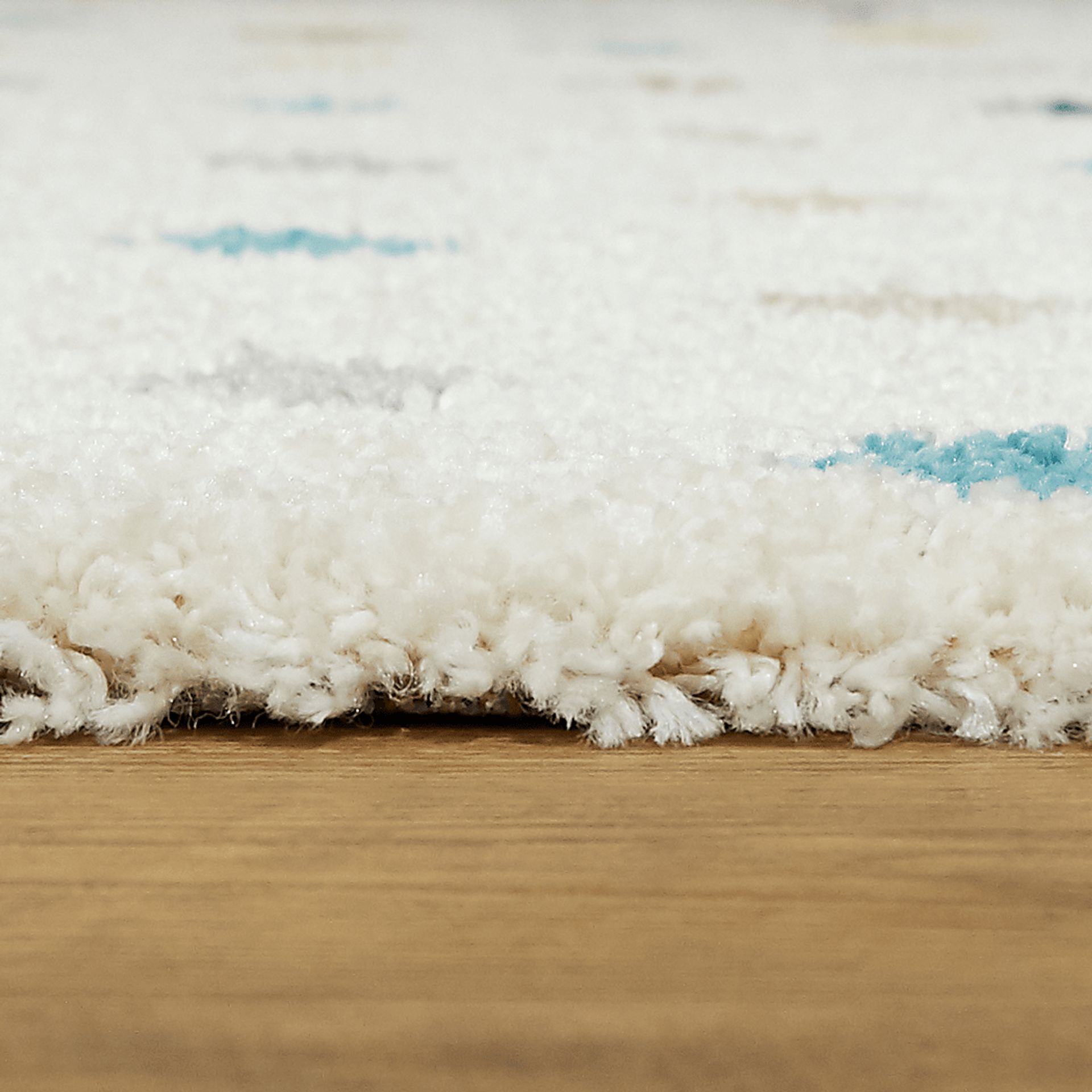 Kids Pastel Diamonds White 5'3 x 7' Rug - Image 5
