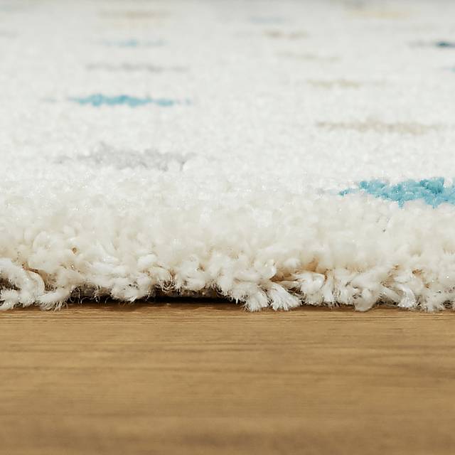 Kids Pastel Diamonds White 7'10 x 10' Rug - Thumbnail - Image 5