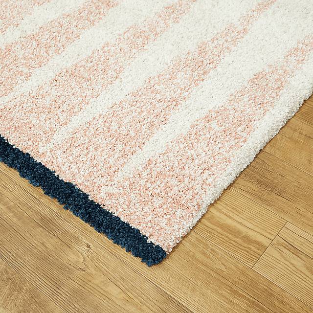 Kids Pastel Stripe Cream 7'10" x 10' Rug - Thumbnail - Image 4