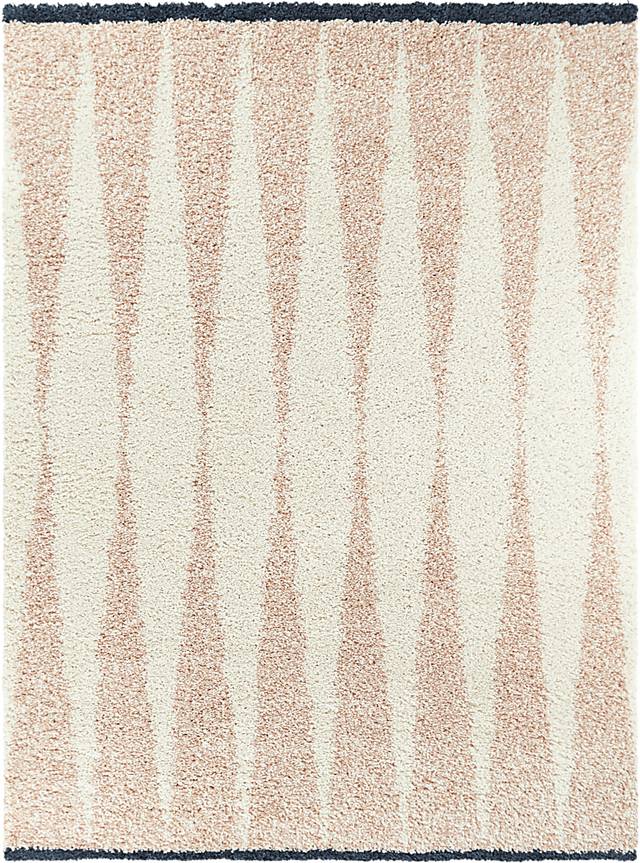 Kids Pastel Stripe Cream 7'10" x 10' Rug - Thumbnail - Image 1