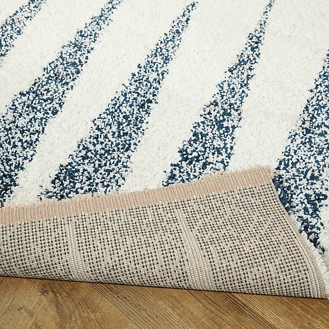 Kids Pastel Stripe Gray 7'10 x 10' Rug - Thumbnail - Image 3