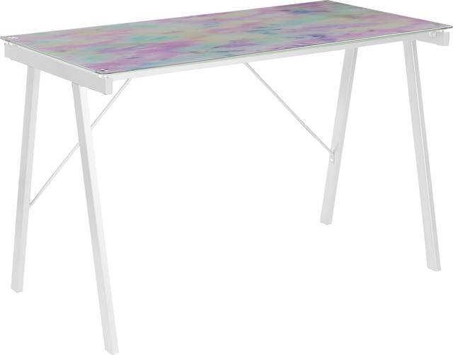 Kids Pastel Tie-Dye White Graphic Desk - Thumbnail - Image 1