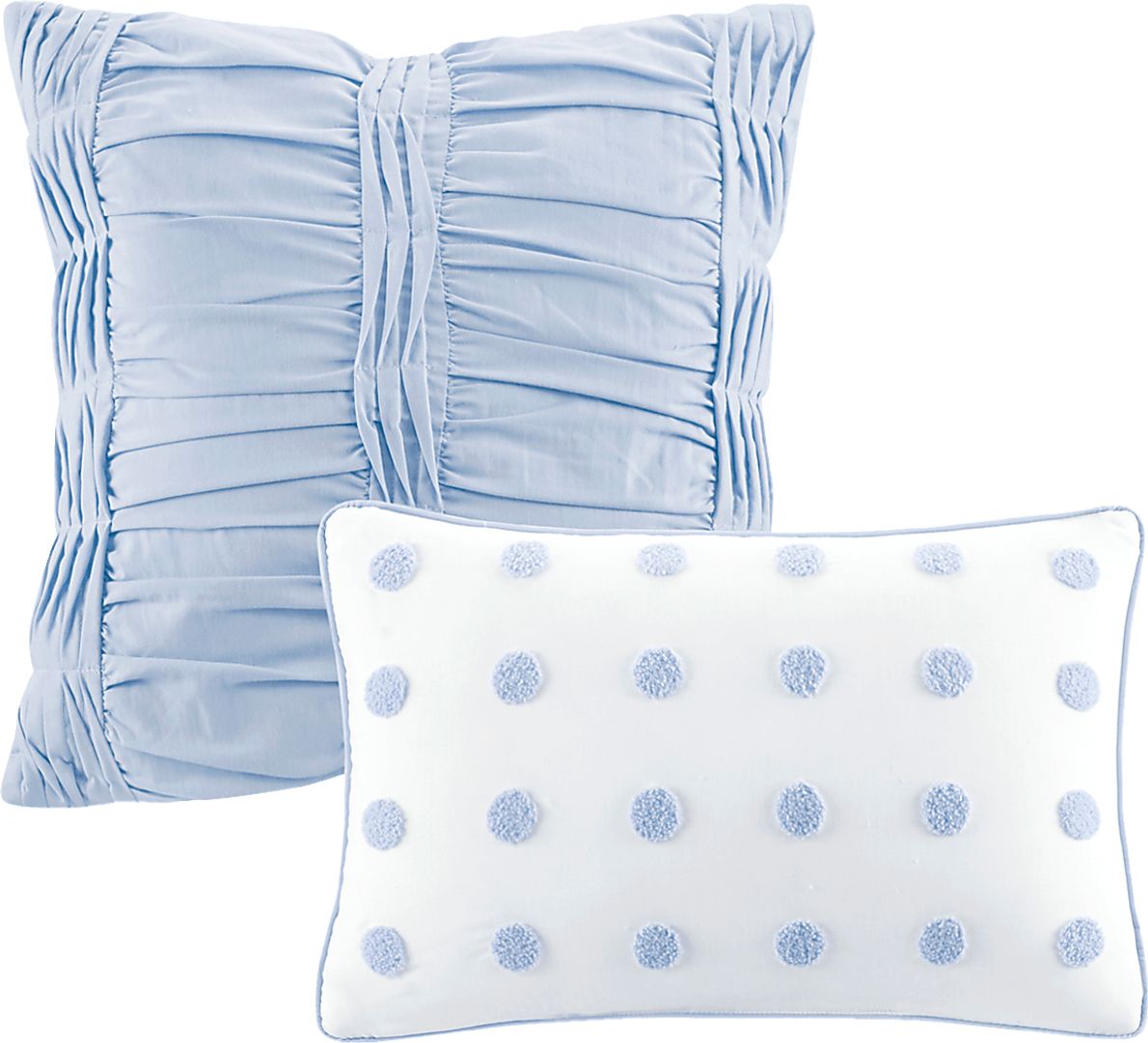Kids Pastelle Blue 5 Pc Twin Comforter Set