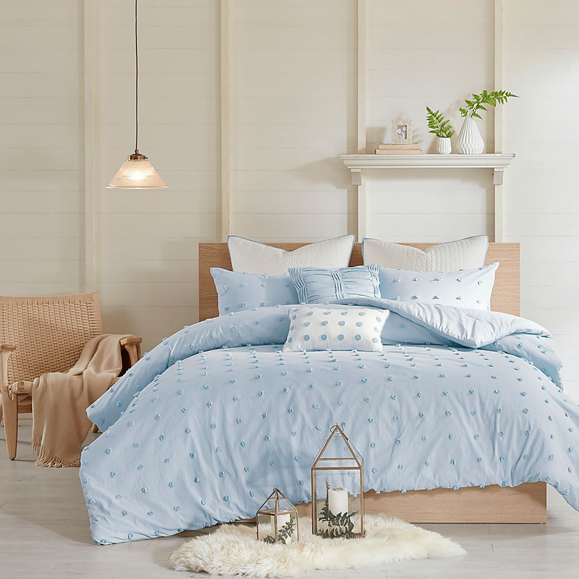 Kids Pastelle Blue 5 Pc Twin Comforter Set