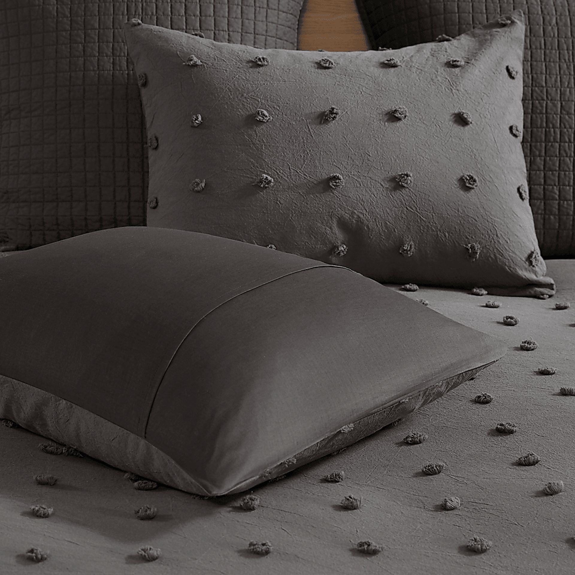 Kids Pastelle Charcoal Twin Comforter Set - Image 4