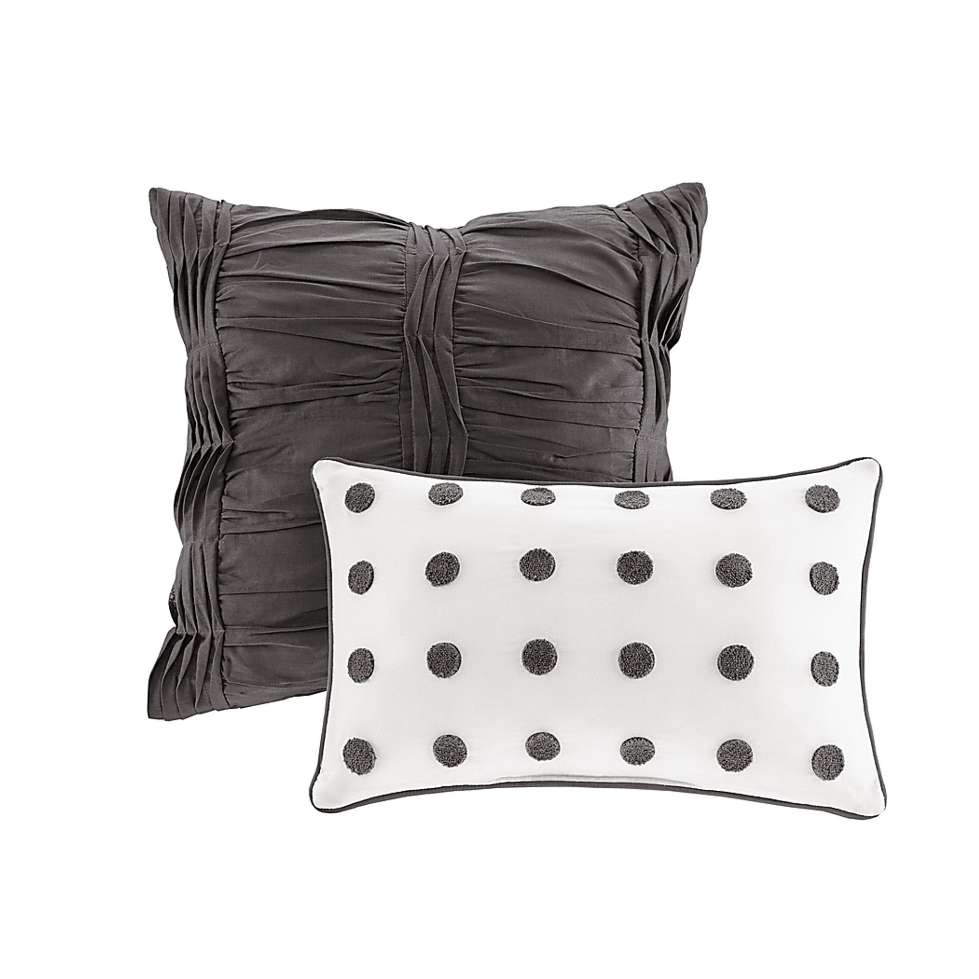 Kids Pastelle Charcoal Twin Comforter Set - Image 10