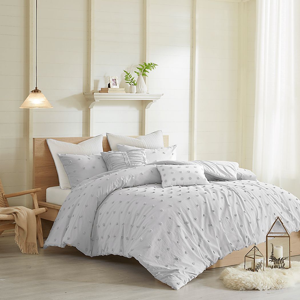 Kids Pastelle Gray Twin Comforter Set