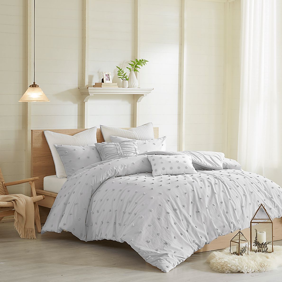 Kids Pastelle Gray 5 Pc Twin Comforter Set