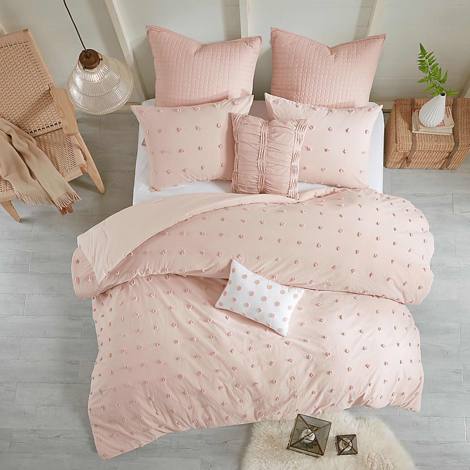 Kids Pastelle Pink Twin Comforter Set - Image 4