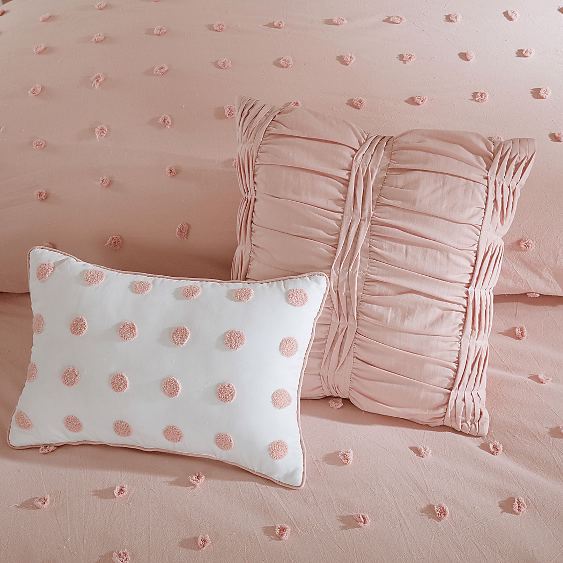 Kids Pastelle Pink Twin Comforter Set - Image 9