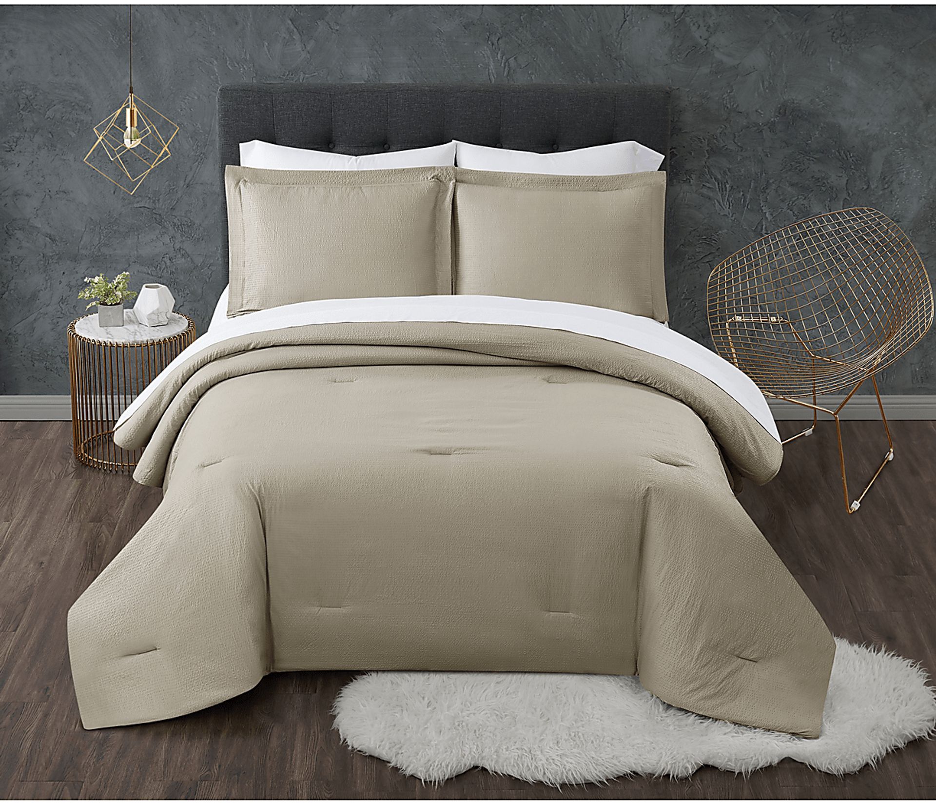 Kids Pasty Fields Beige 5 Pc Twin Comforter Set - Image 1
