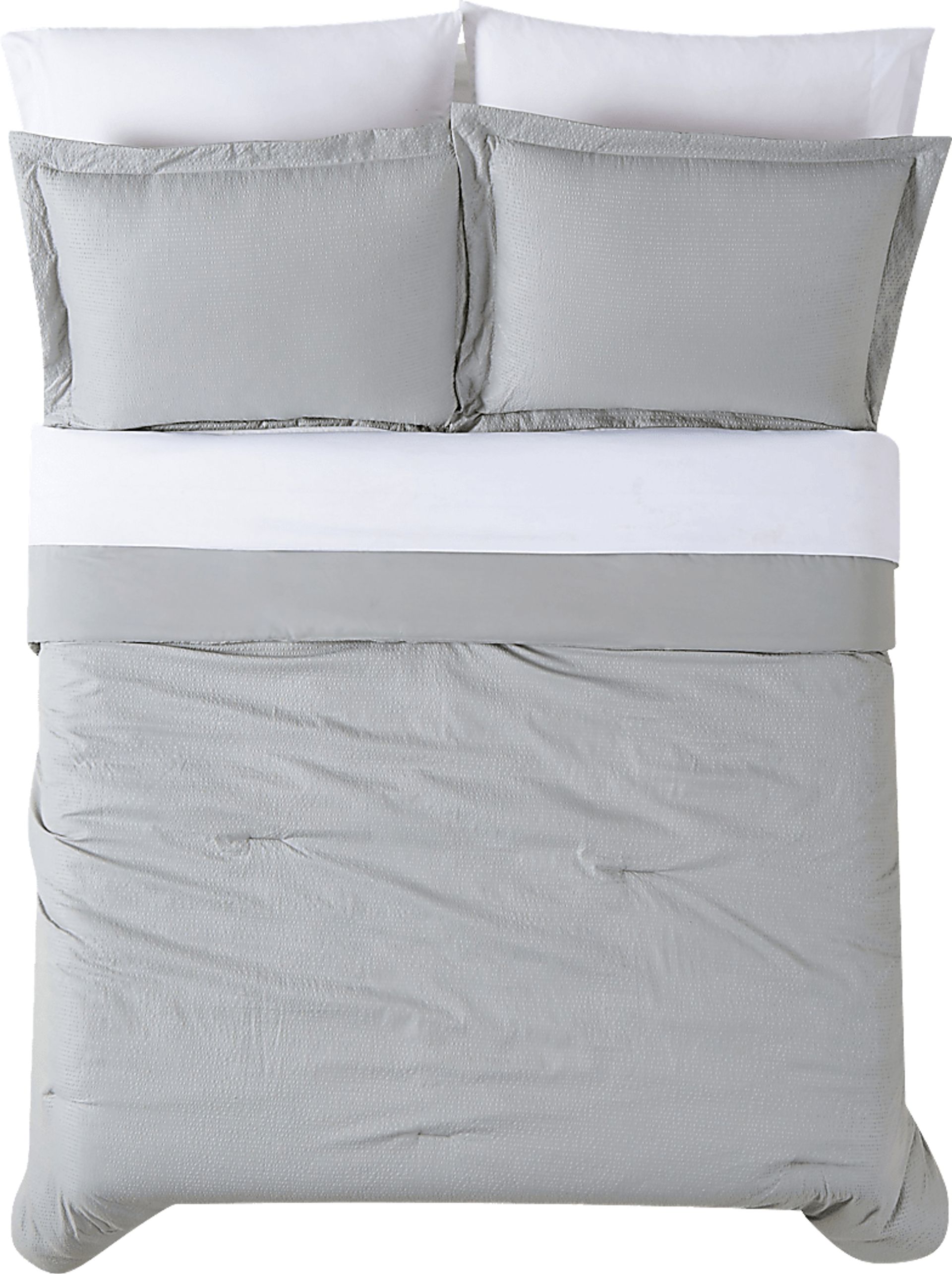 Kids Pasty Fields Gray Twin Comforter Set - Image 4