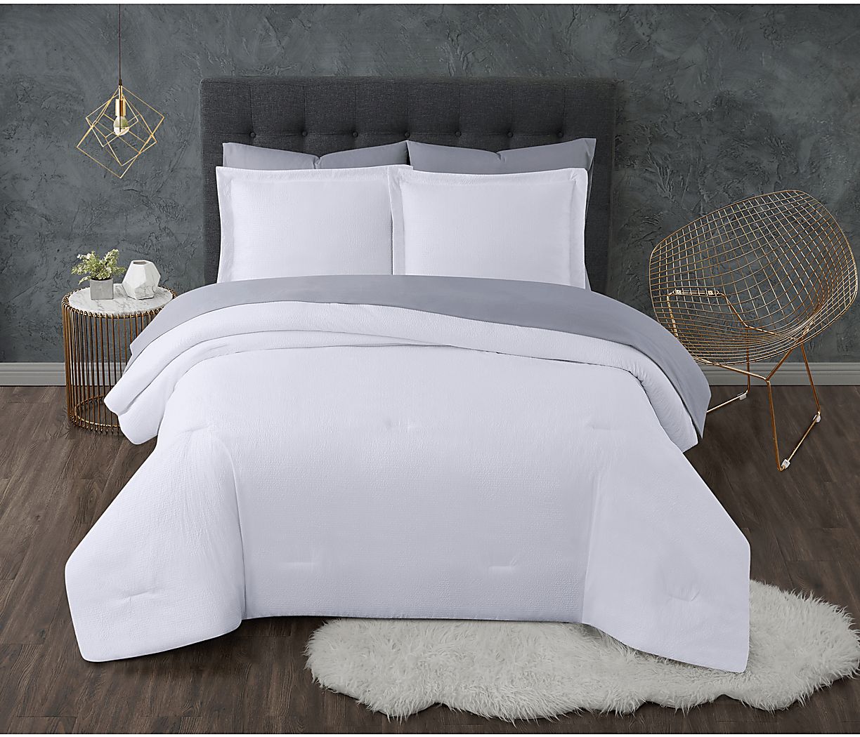 Kids Pasty Fields White Twin Comforter Set